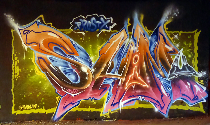 Shimun Breakdance Graffiti in Bergkamen